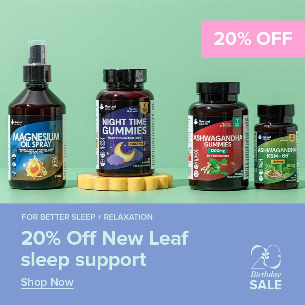 20% Off New Leaf Sleep Support Supplements